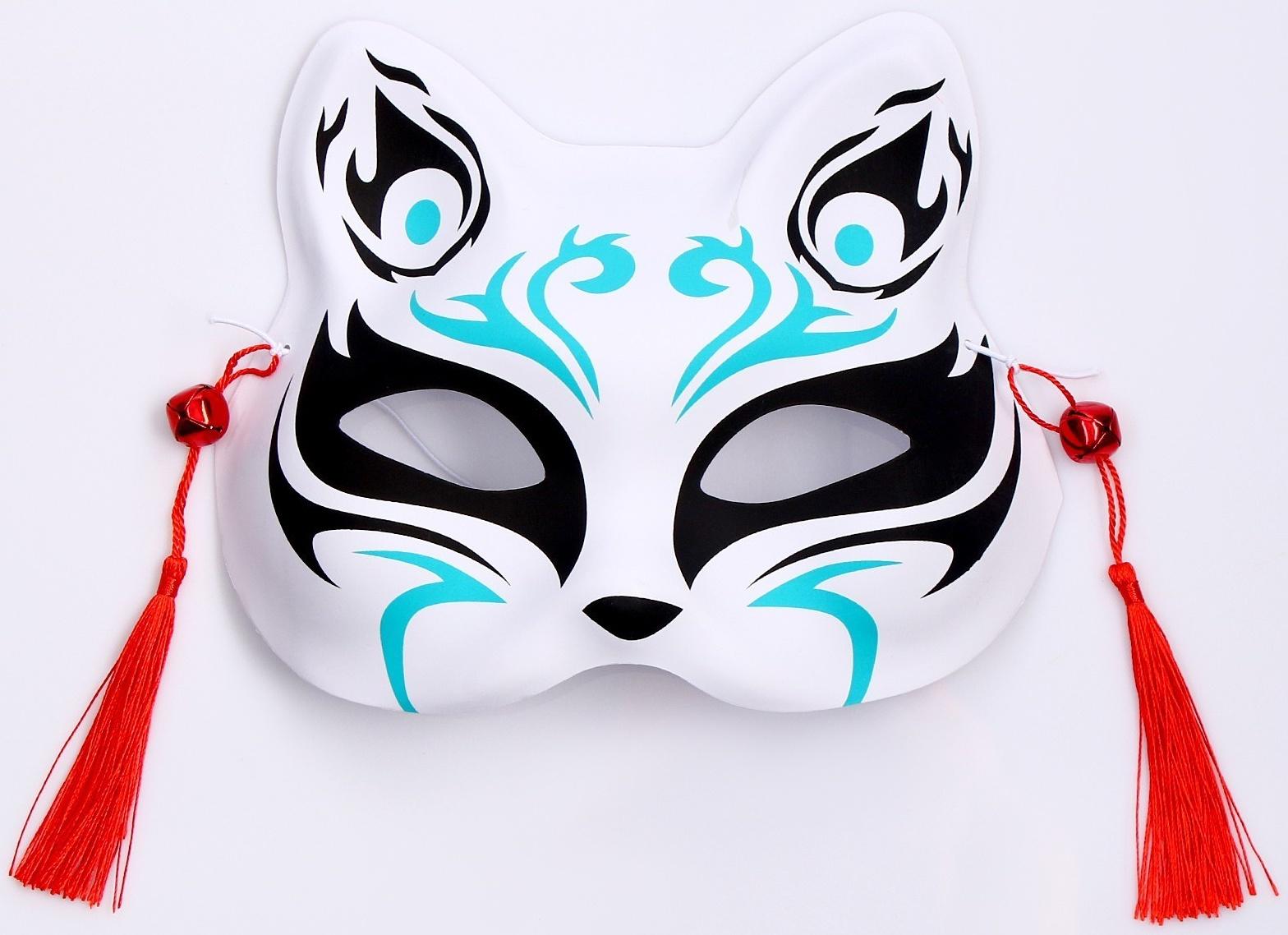 Карнавальный набор «Кицунэ: волны», р. 44–52: маска, хаори