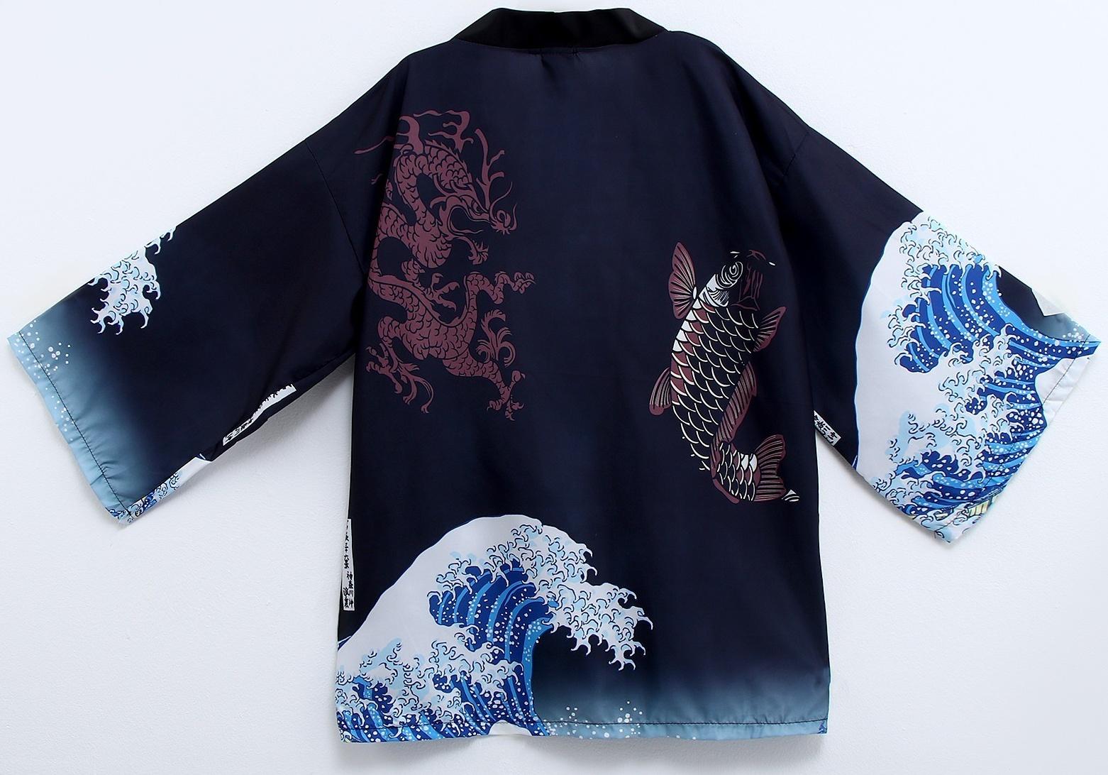 Карнавальный набор «Кицунэ: волны», р. 44–52: маска, хаори