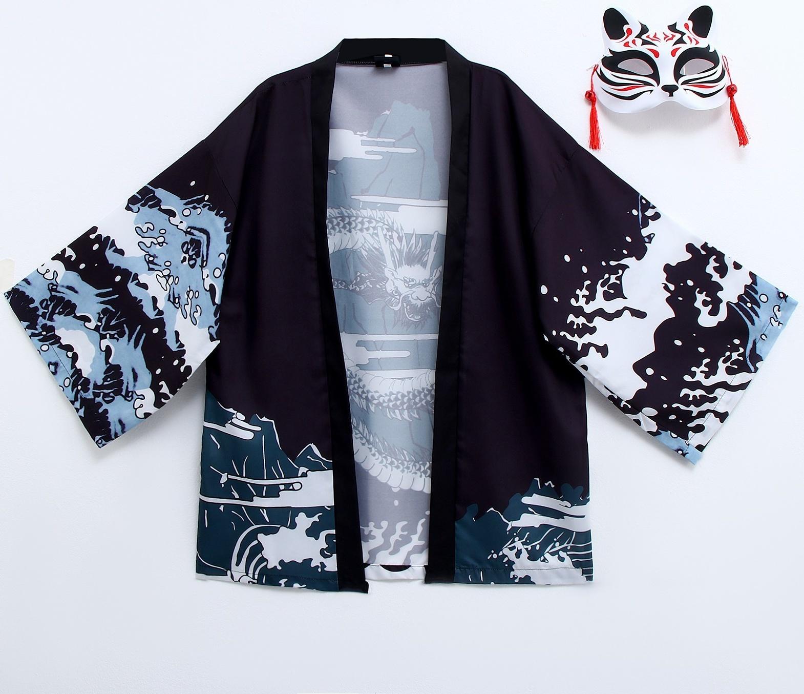 Карнавальный набор «Кицунэ: дракон», р. 44–52: маска, хаори