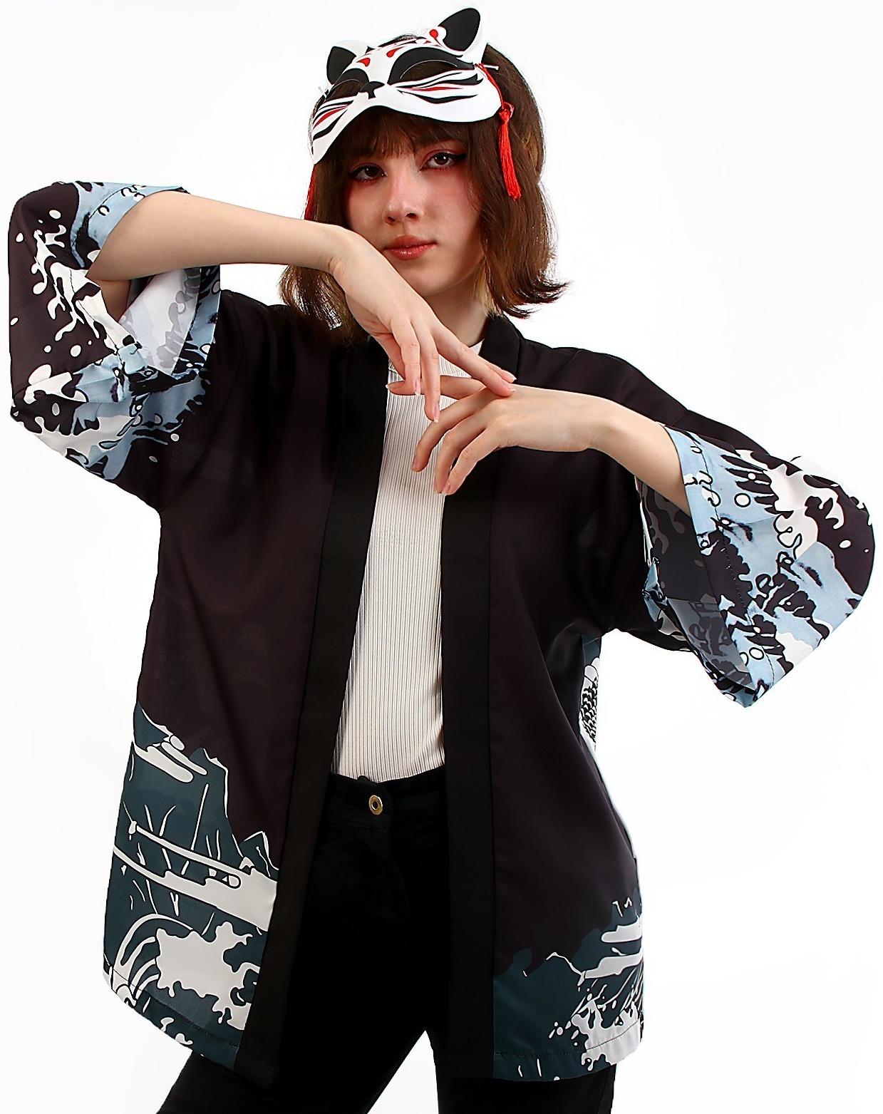 Карнавальный набор «Кицунэ: дракон», р. 44–52: маска, хаори