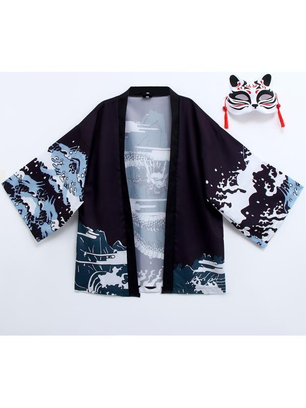 Карнавальный набор «Кицунэ: дракон», р. 44–52: маска, хаори