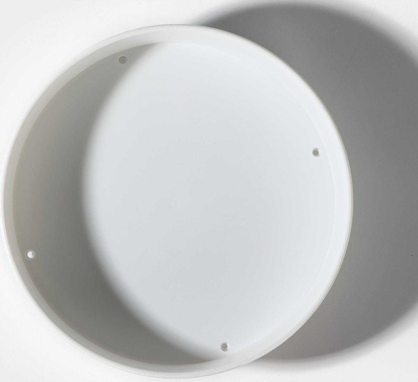 Органайзер для специй вращающийся с 4 ячейками, 2-х ярусный d-23×13,5см, цвет белый