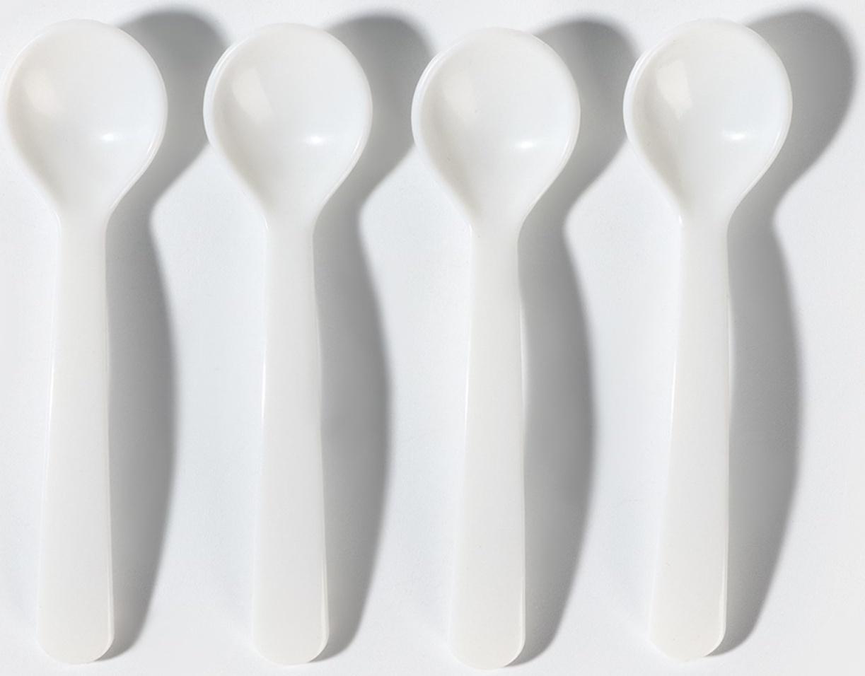 Органайзер для специй вращающийся с 4 ячейками, 2-х ярусный d-23×13,5см, цвет белый