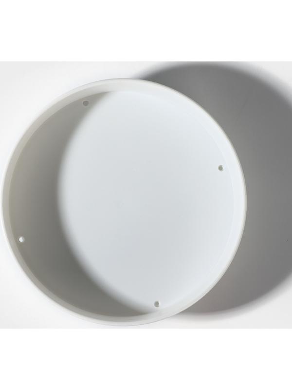 Органайзер для специй вращающийся с 4 ячейками, 2-х ярусный d-23×13,5см, цвет белый