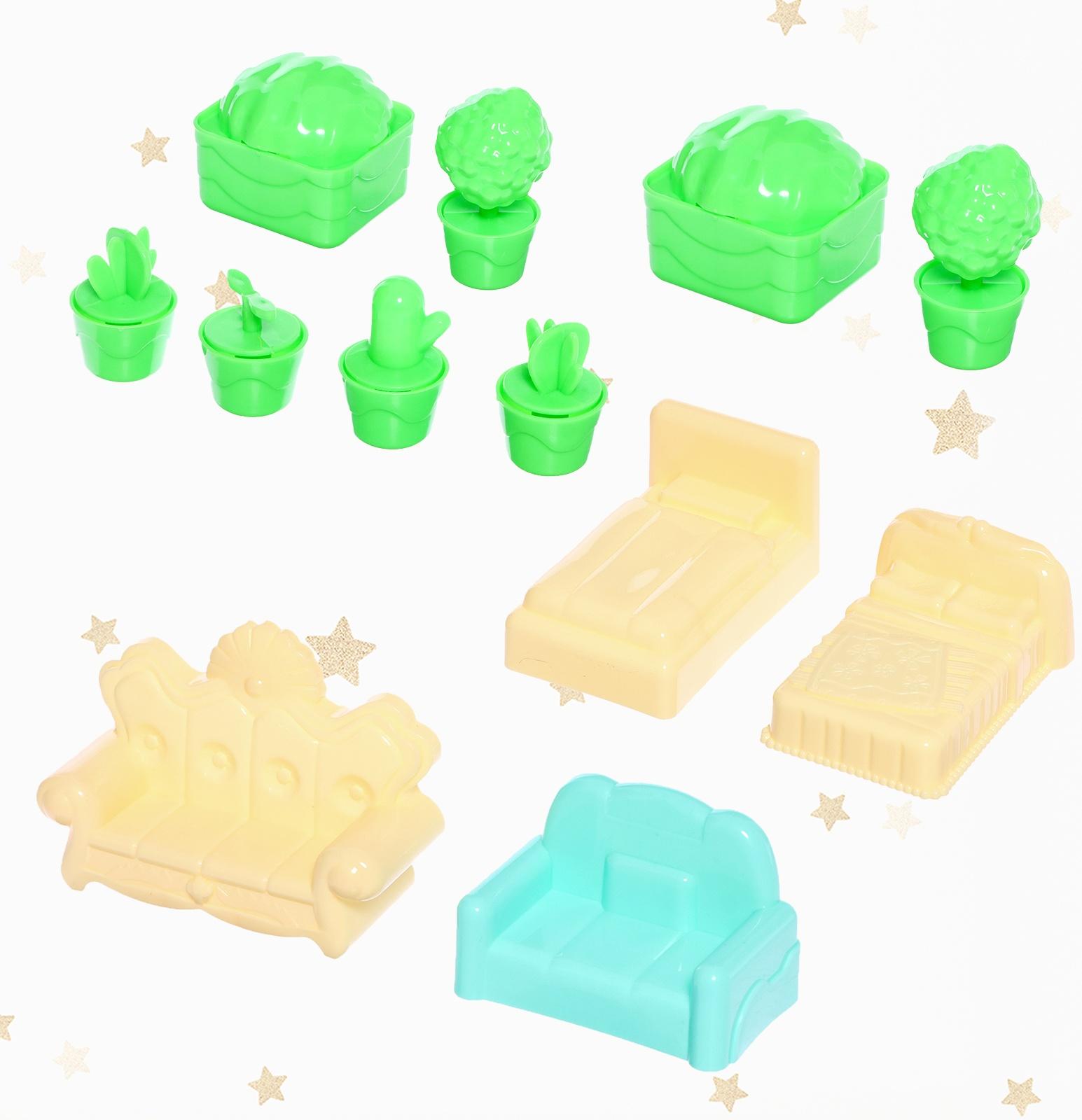 Дом для кукол «Сказочная жизнь на вилле» с куклой, питомцами и аксессуарами