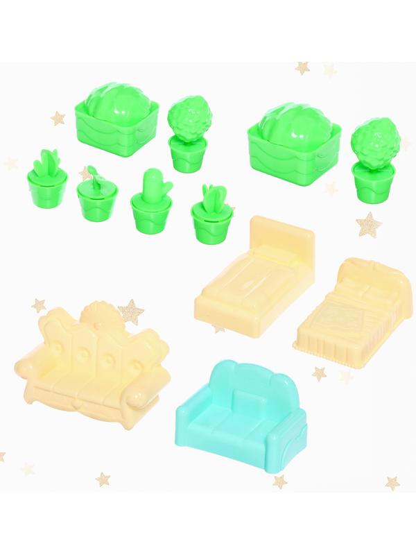 Дом для кукол «Сказочная жизнь на вилле» с куклой, питомцами и аксессуарами