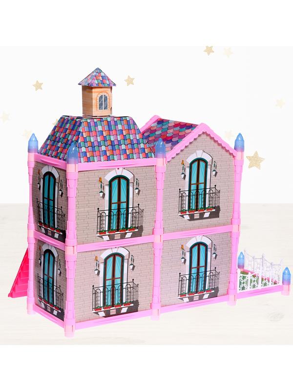 Дом для кукол «Сказочная жизнь на вилле» с куклой, питомцами и аксессуарами