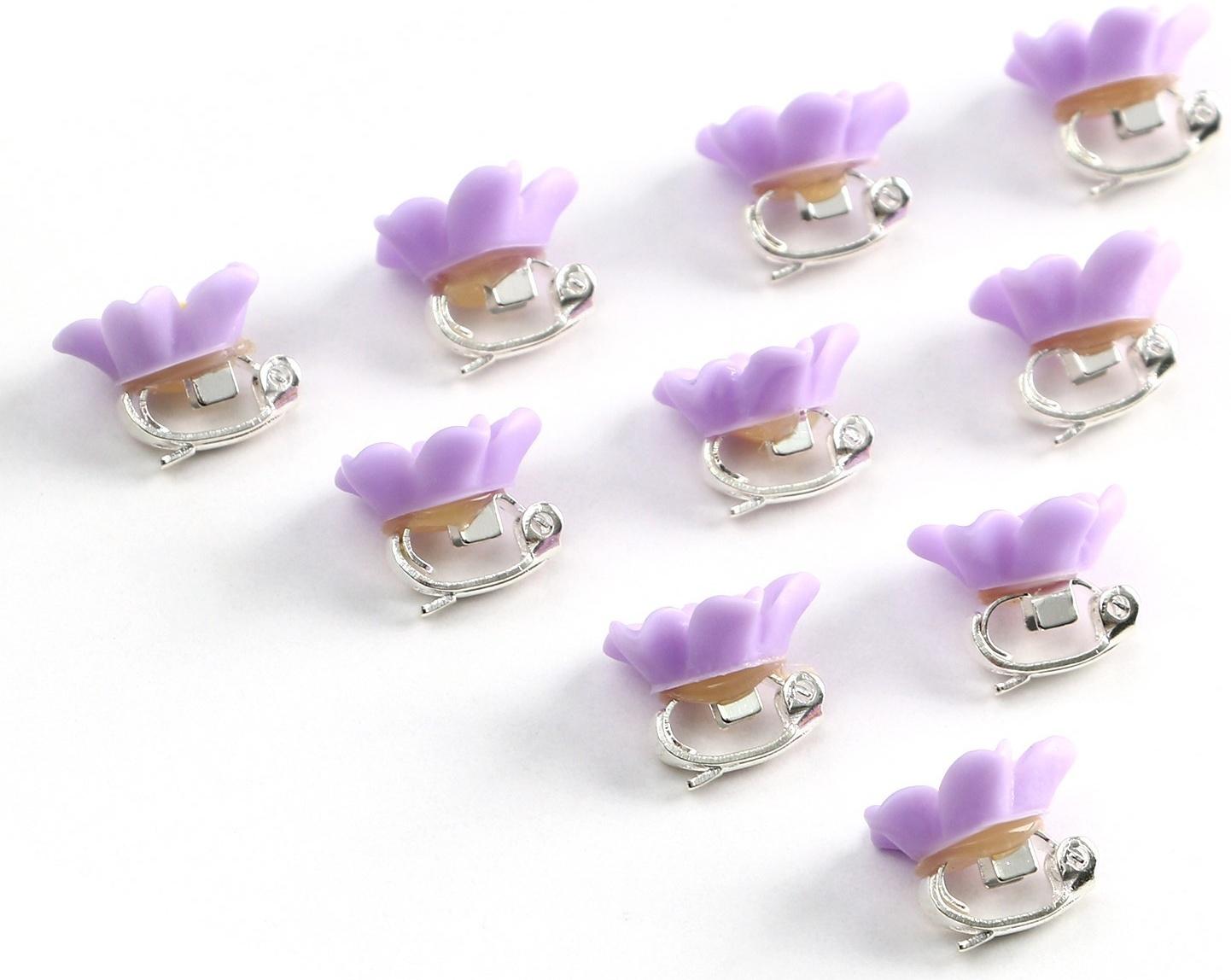 Набор мини-зажимов для украшения волос 