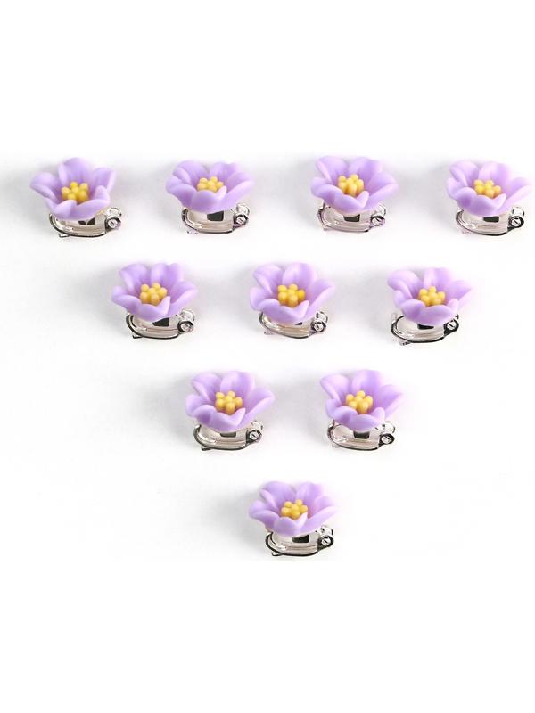 Набор мини-зажимов для украшения волос 