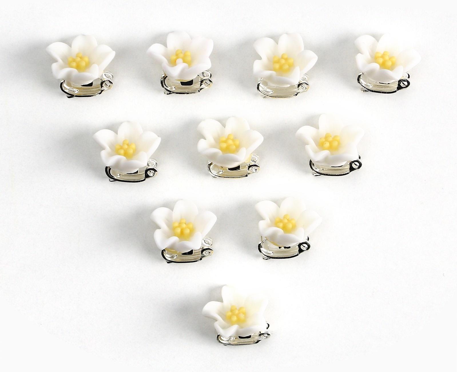 Набор мини-зажимов для украшения волос 