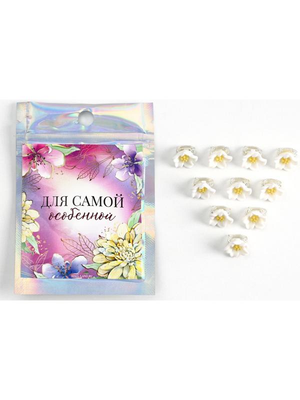 Набор мини-зажимов для украшения волос 