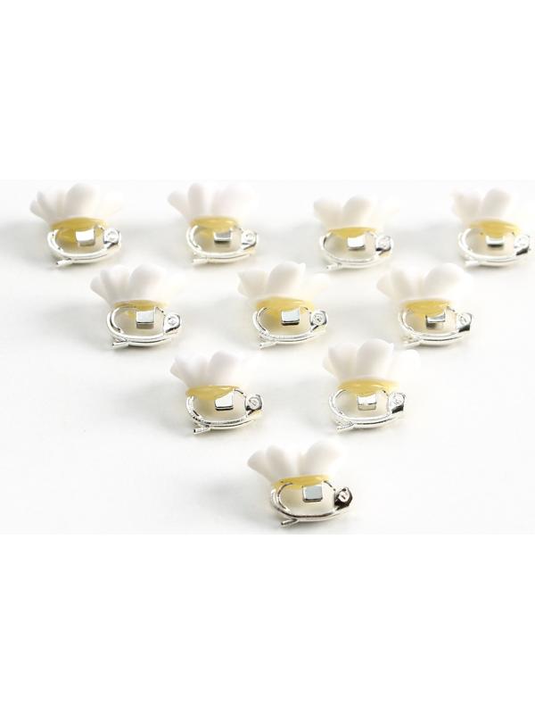 Набор мини-зажимов для украшения волос 