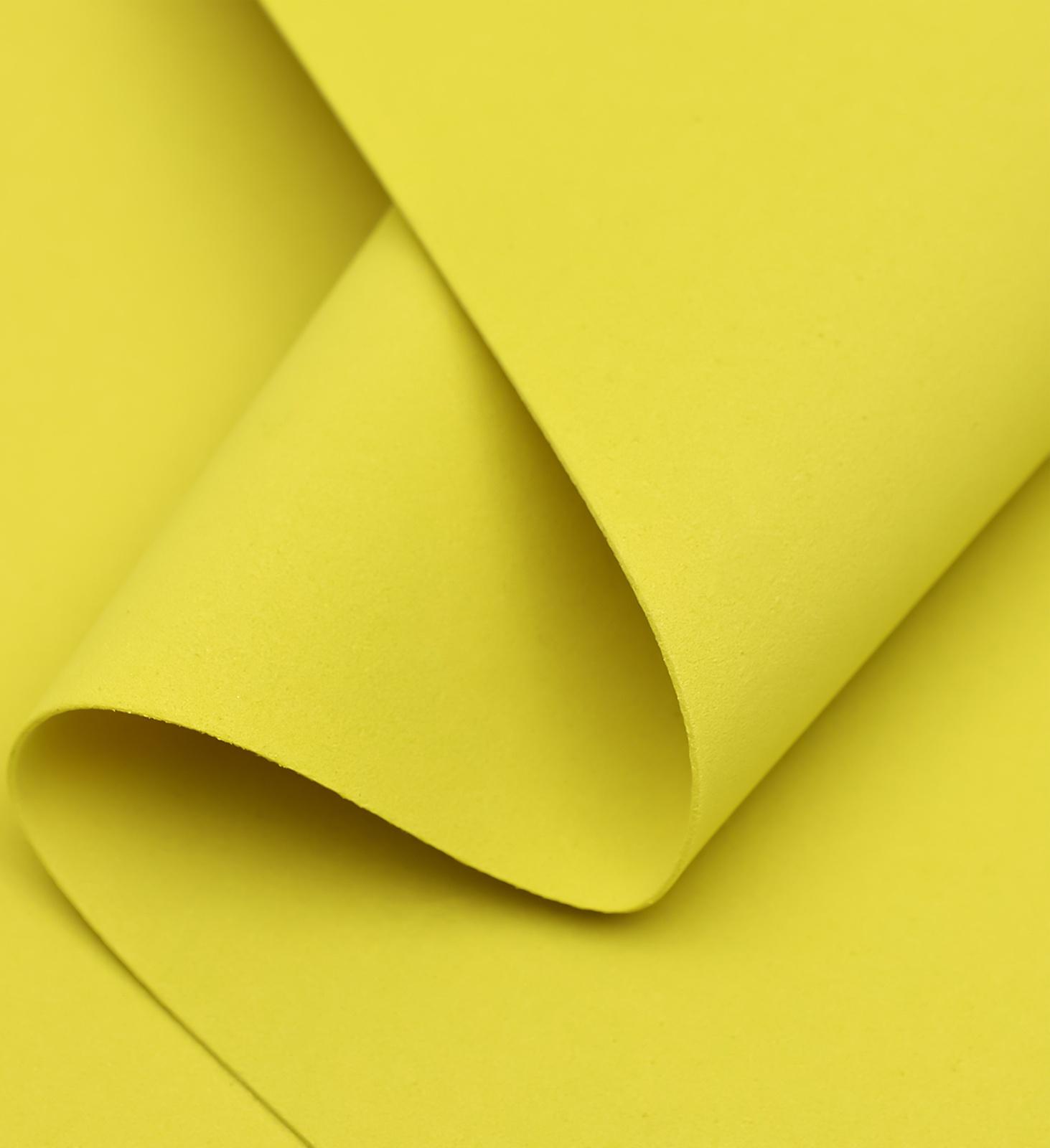 Фоамиран, лимонный, 1 мм, 60 х 70 см