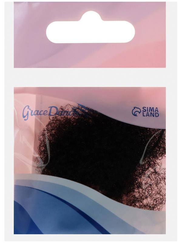 Сетка для волос Grace Dance, паутинка, 70 см, цвет чёрный