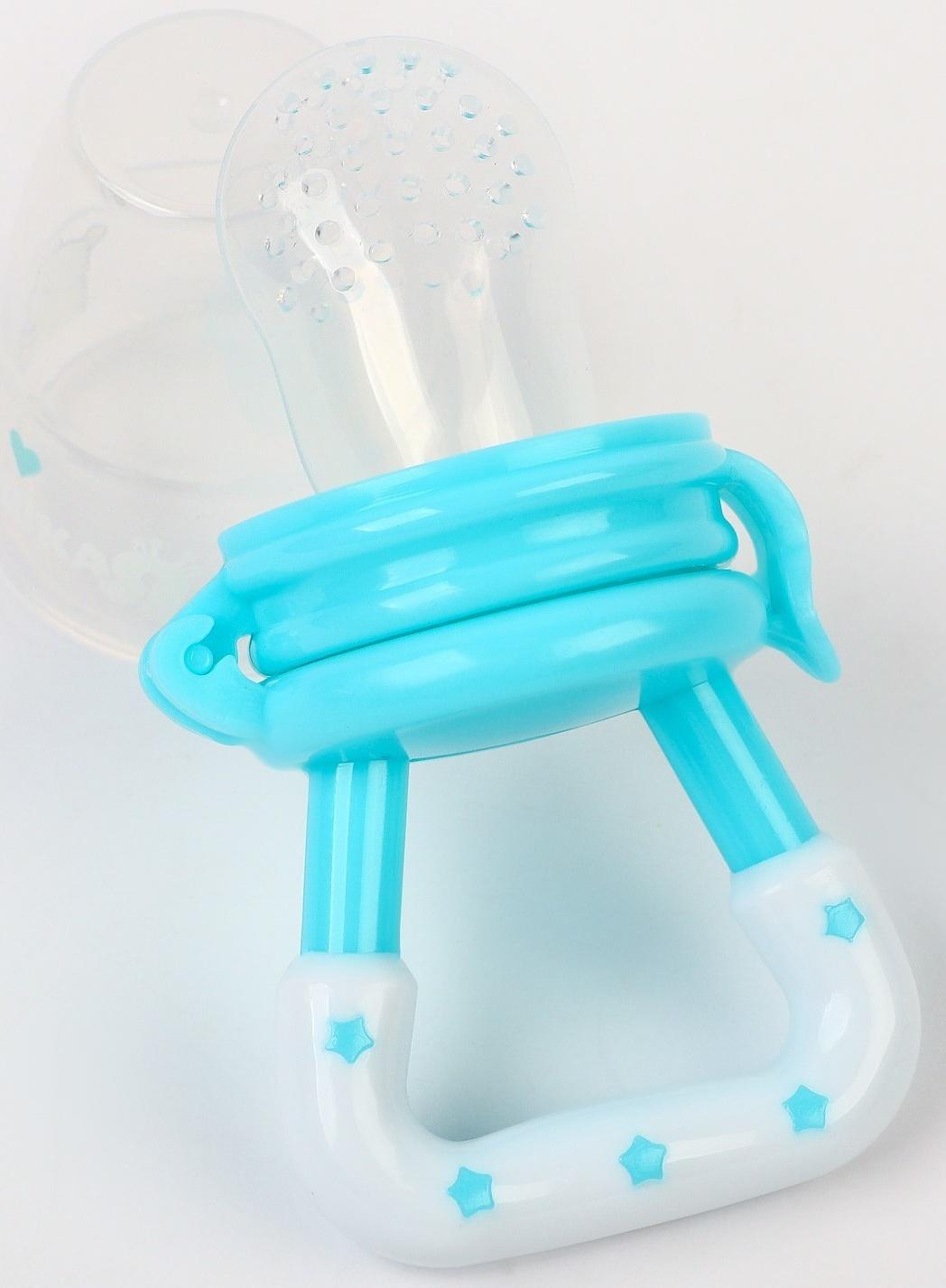 Ниблер для прикорма с силиконовой сеточкой Basic, цвет бирюзовый