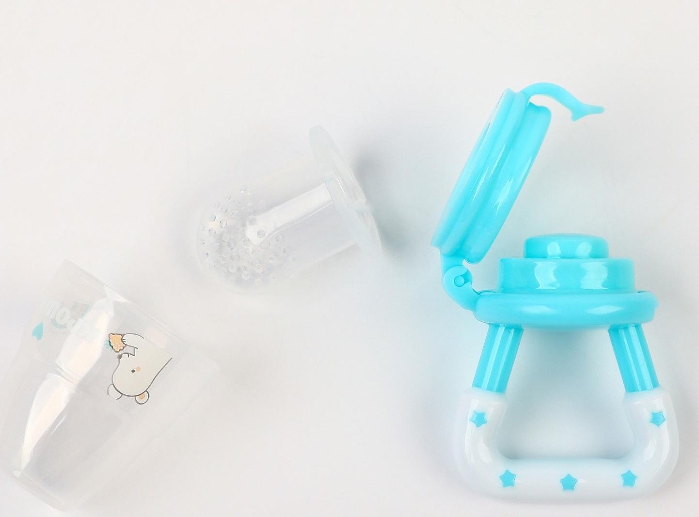 Ниблер для прикорма с силиконовой сеточкой Basic, цвет бирюзовый