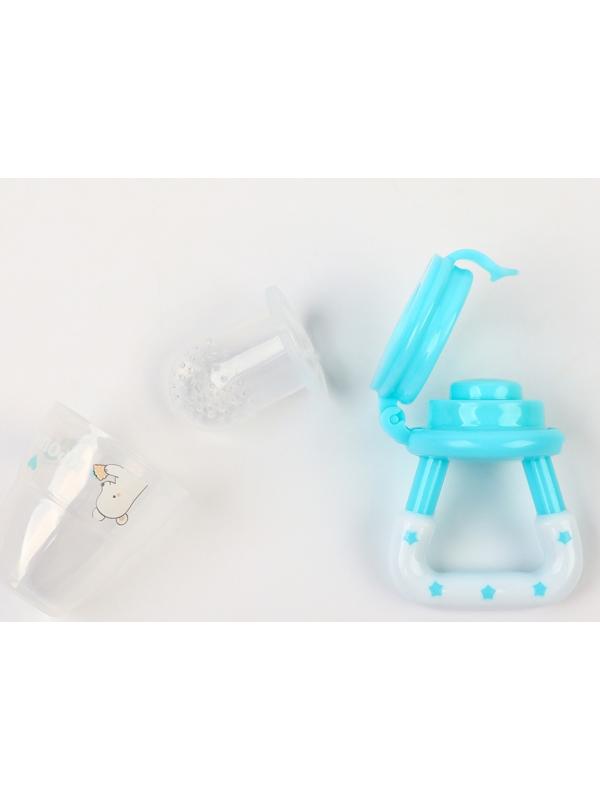 Ниблер для прикорма с силиконовой сеточкой Basic, цвет бирюзовый