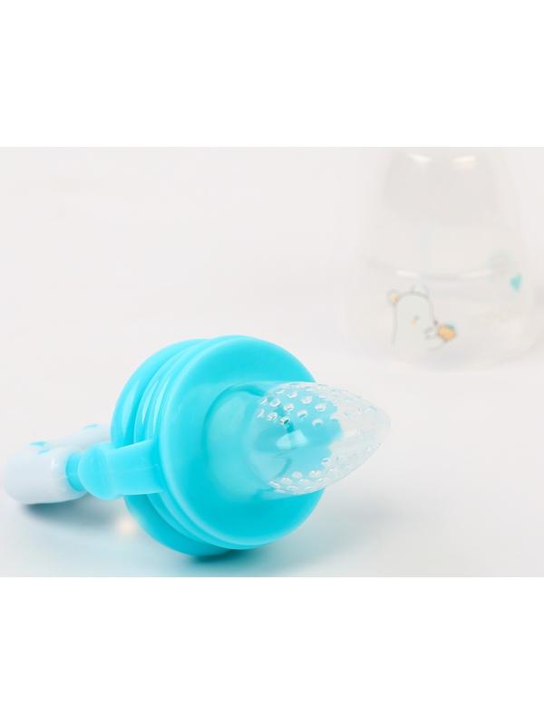 Ниблер для прикорма с силиконовой сеточкой Basic, цвет бирюзовый