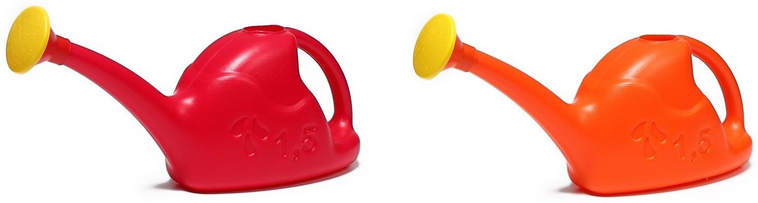 Лейка, 1,5 л, с рассеивателем, цвет МИКС