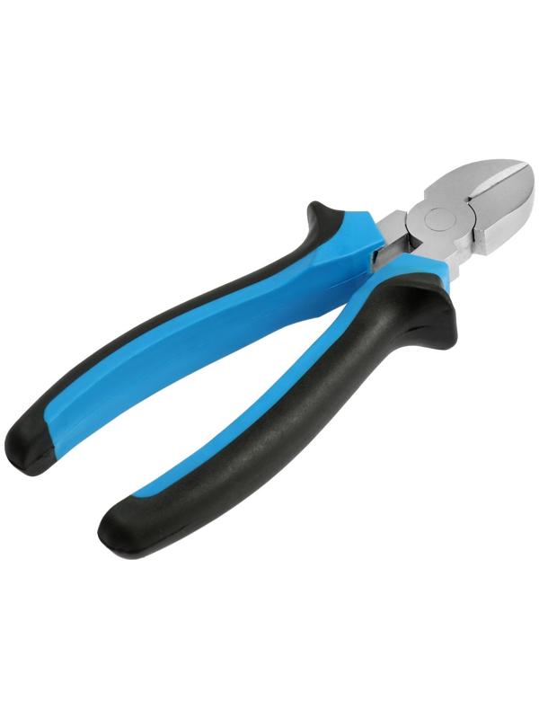 Бокорезы ТУНДРА, никелированные, двухкомпонентные рукоятки, 160 мм