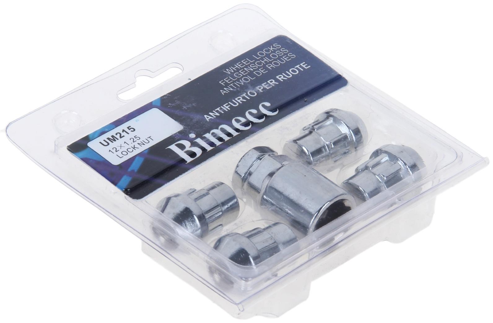 Секретки на колеса автомобиля Bimecc, гайка 12x1.25