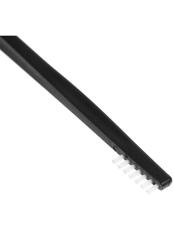 Двухсторонняя мини-щетка с белой щетиной Grass Detail