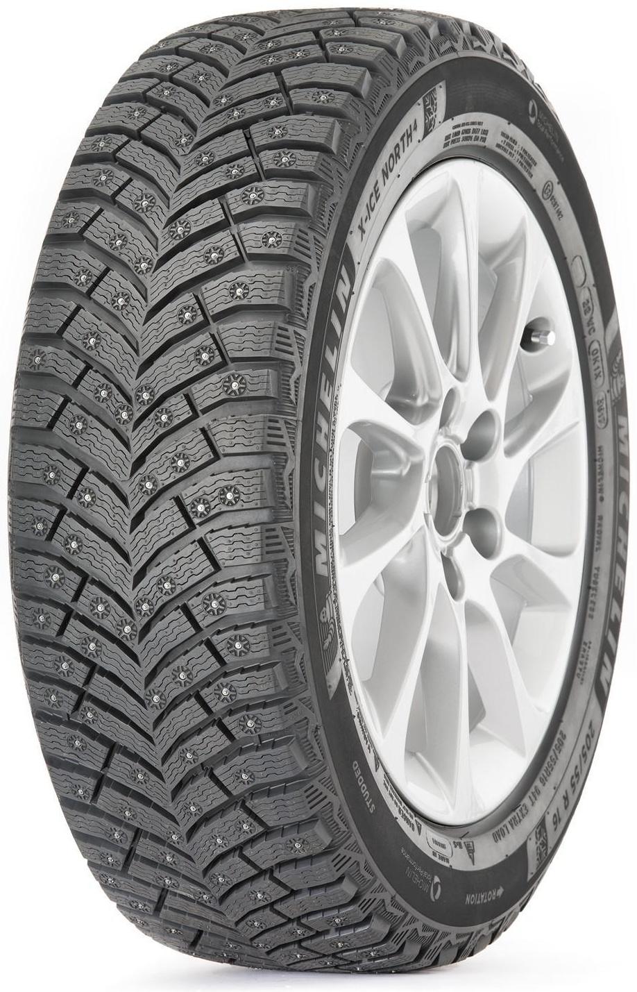Шина зимняя шипованная Michelin X-Ice North 4 205/65 R16 99T