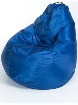 Кресло - мешок «Груша» большая, ширина 90 см, высота 135 см, цвет синий, плащёвка