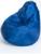 Кресло - мешок «Груша» большая, ширина 90 см, высота 135 см, цвет синий, плащёвка