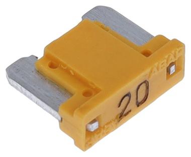 Предохранитель флажковый АВАР 20 А, A-FMC20A MICRO (низкий профиль) 81.3722-08