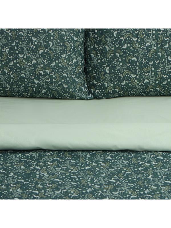 Постельное бельё Этель 2 сп Small leaves, 175х215 см, 200х220 см, 50х70 см -2 шт, поплин