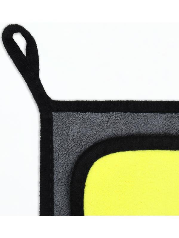 Полотенце для животных супервпитывающее, малое, 400 г/м², 30 х 30 см, жёлтое