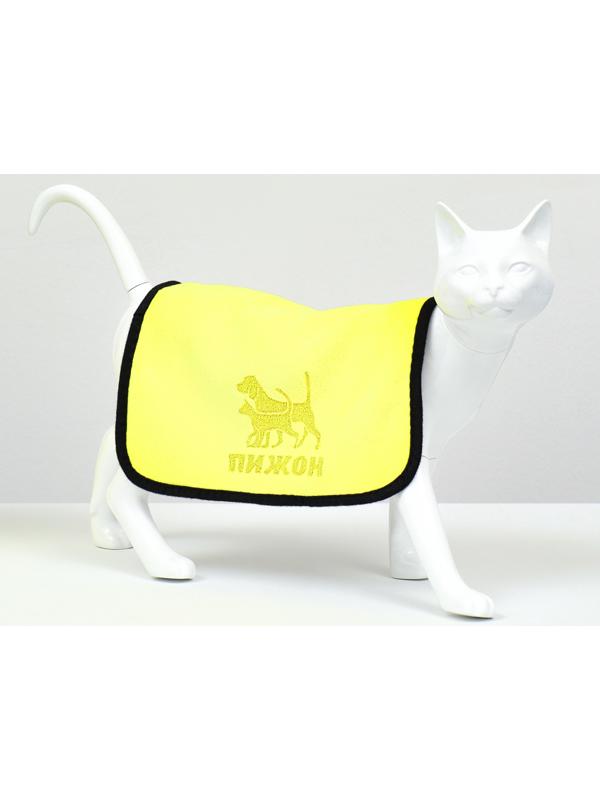 Полотенце для животных супервпитывающее, малое, 400 г/м², 30 х 30 см, жёлтое