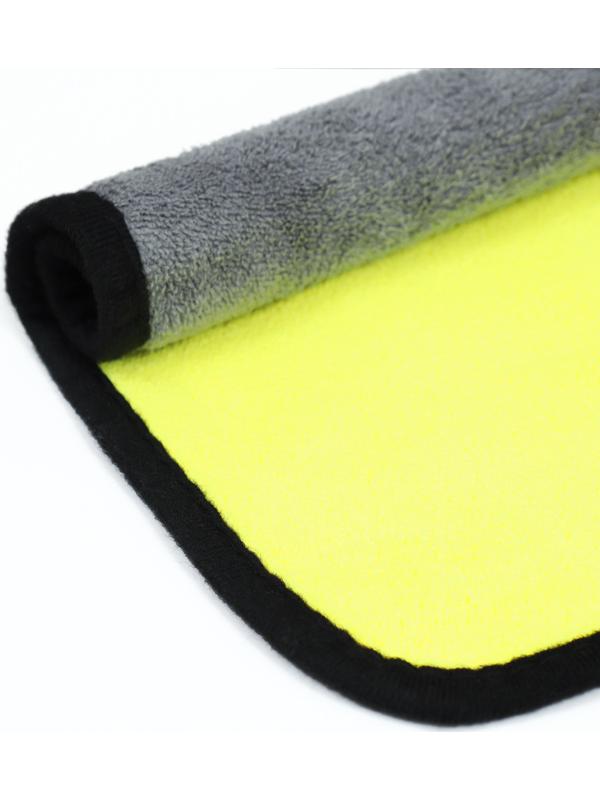 Полотенце для животных супервпитывающее, малое, 400 г/м², 30 х 30 см, жёлтое