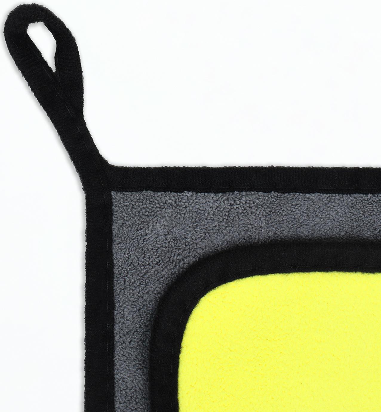 Полотенце для животных супервпитывающее, среднее, 400 г/м², 30 х 60 см, жёлтое