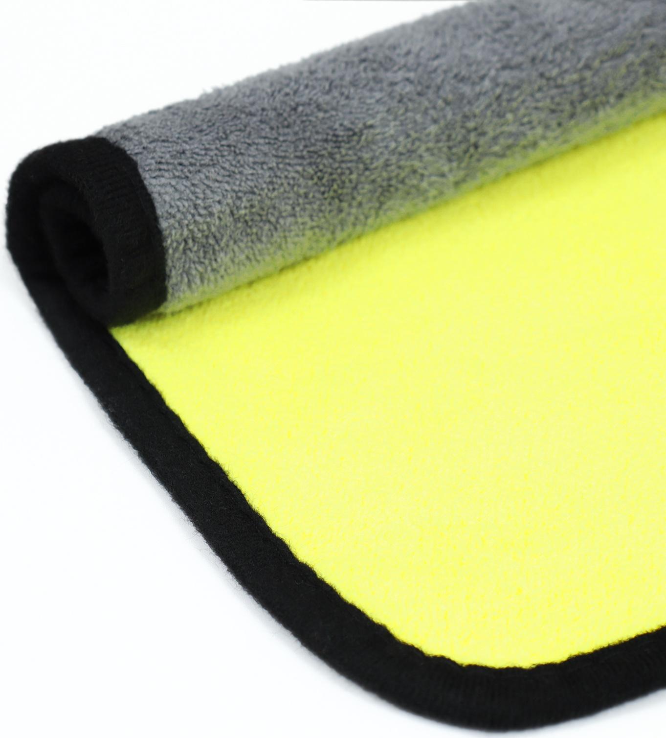 Полотенце для животных супервпитывающее, среднее, 400 г/м², 30 х 60 см, жёлтое