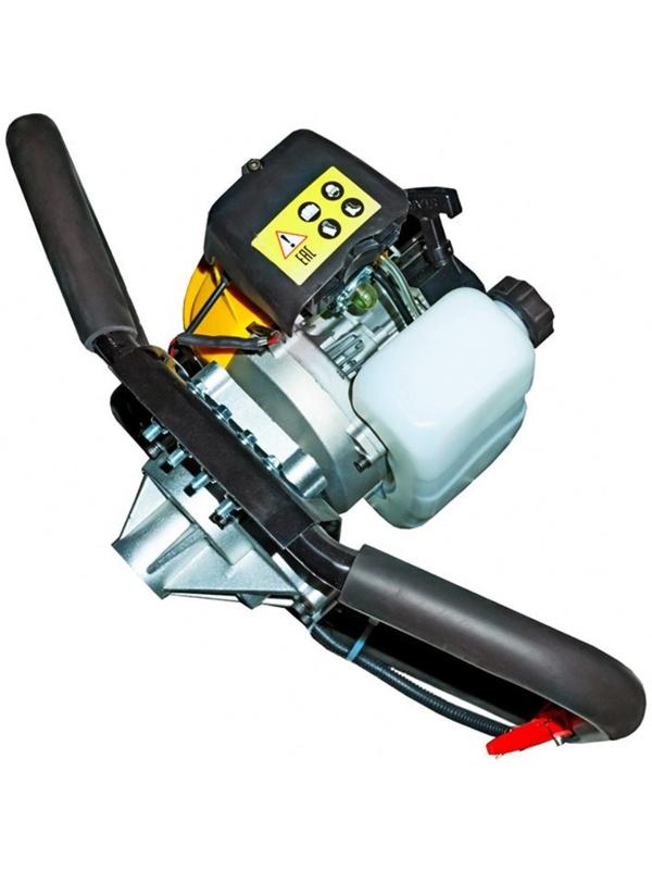 Мотобур HUTER GGD-52, 2Т, 1400 Вт, 1.9 л.с., 8700 об/мин, бур до 300 мм, d=20 мм, БЕЗ ШНЕКА