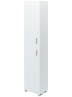 Стеллаж, 450 × 300 × 2130 мм, цвет белый жемчуг