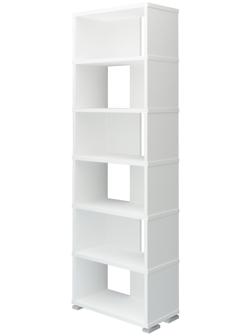 Стеллаж, 700 × 300 × 2130 мм, цвет белый жемчуг