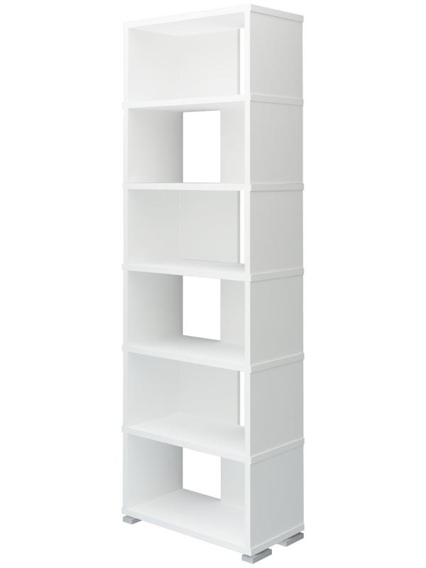 Стеллаж, 700 × 300 × 2130 мм, цвет белый жемчуг