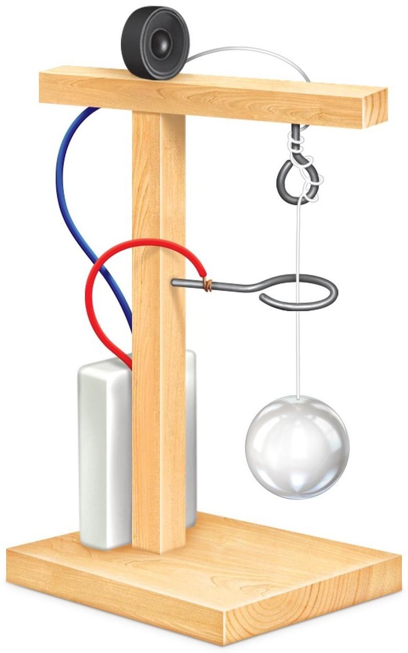 Опыт для детей «Датчик землетрясения», в пакете