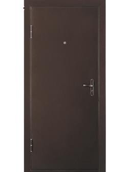 Дверь входная «ДОРЭКО 1», 2050 × 850 мм, левая, цвет итальянский орех / антик медь