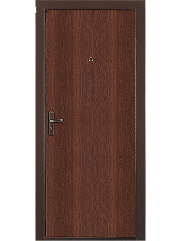 Дверь входная «ДОРЭКО 1», 2050 × 850 мм, левая, цвет итальянский орех / антик медь