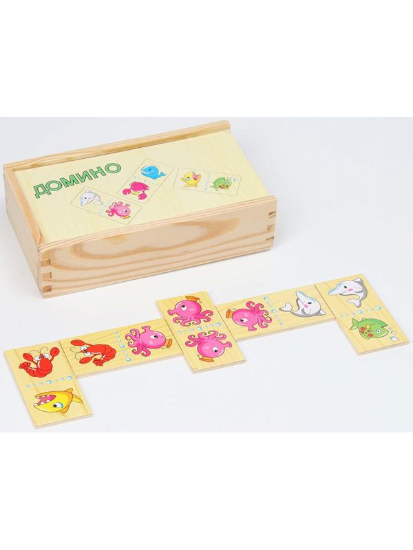 Домино «Подводный мир» 10,5 × 18,5 × 5 см