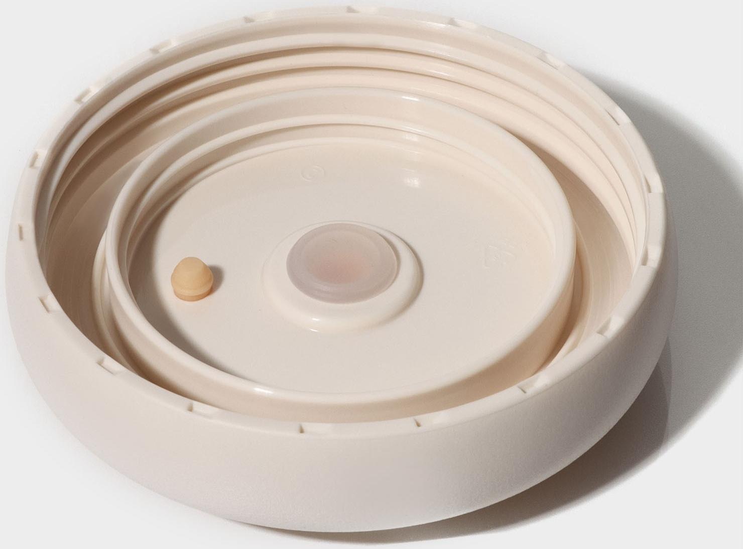 Кружка стеклянная с крышкой и трубочкой «Бьорн», 850 мл, цвет прозрачный