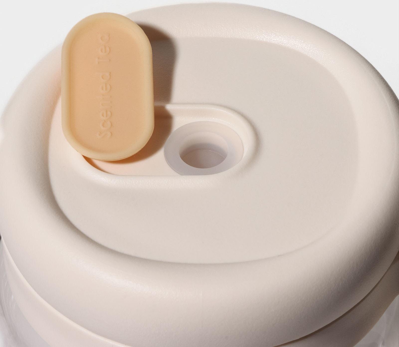 Кружка стеклянная с крышкой и трубочкой «Бьорн», 850 мл, цвет прозрачный