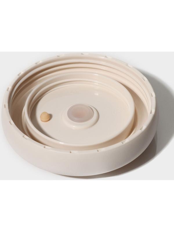 Кружка стеклянная с крышкой и трубочкой «Бьорн», 850 мл, цвет прозрачный