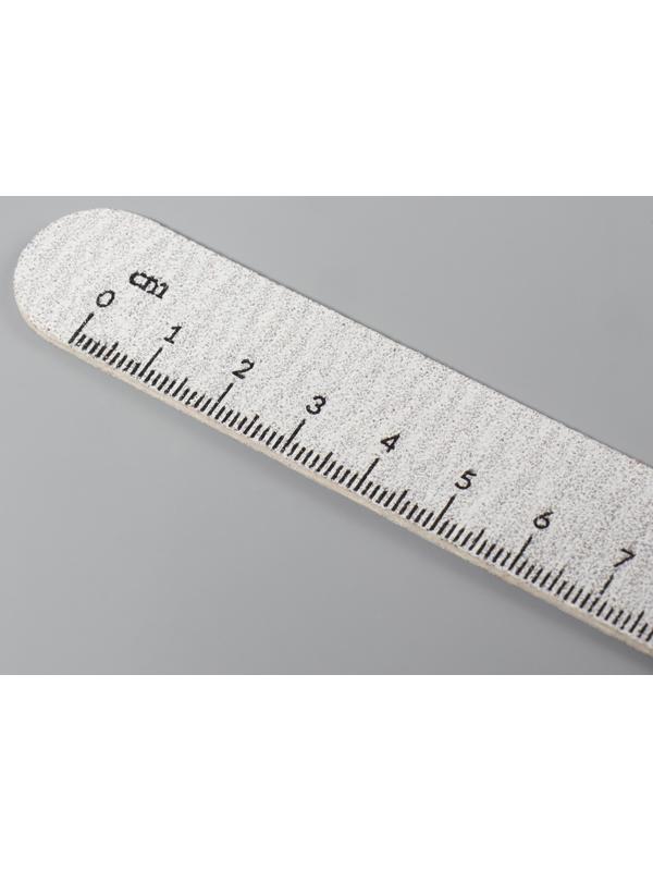 Пилка-наждак, набор 20 шт, абразивность 100, 18 см, цвет серый/чёрный