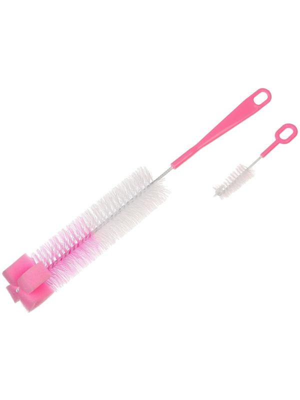 Набор ершиков, 2 шт, по уходу за дет. бутылочками и сосками, цвет МИКС, Крошка Я, 42 см