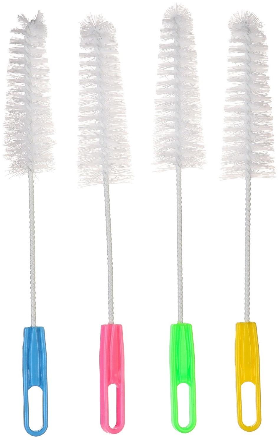 Набор ершиков, 4 шт, по уходу за детскими бутылочками и сосками, цвет МИКС, Крошка Я, 18 см    98789